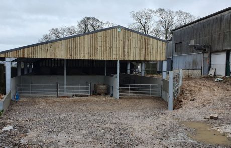 construction cattle shed Applesham Lancing