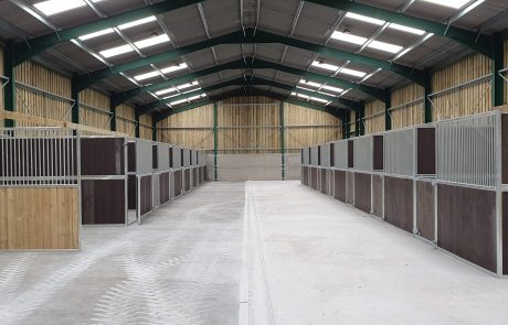 Construction stable barn fit out Long Furlong